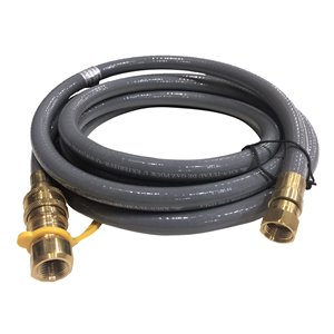 Paramount Natural Gas Hose with Quick Connect - 12-ft (3.65 M)