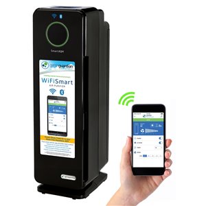 Purificateur d'air intelligent 4-en-1 GermGuardian CDAP4500BCA, wi-fi, 22 po