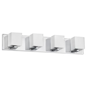 Dainolite Miscellaneous Vanity Light - 4-Light - 26-in - Polished Chrome