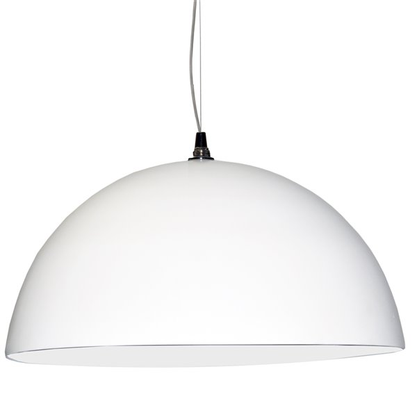 Dainolite Signature Pendant Light - 3-Light - 31-in x 16-in - White