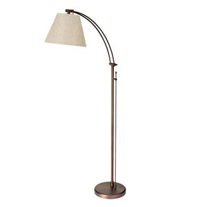 Dainolite Signature Floor Lamp - 1-Light - Oil Brushed Bronze