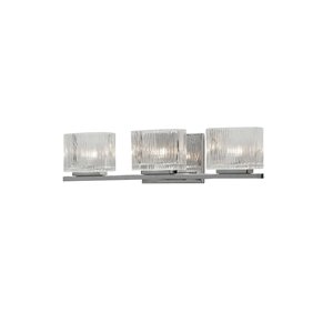 Dainolite Signature Vanity Light - 3-Light - 20-in - Polished Chrome