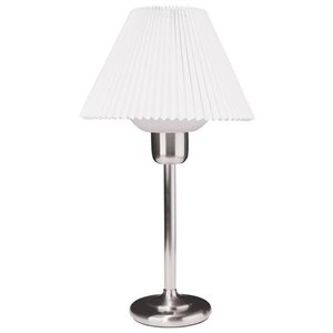 Dainolite Signature Table Lamp - 1-Light - 25-in - Satin Chrome