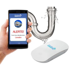 Détecteur de fuite et de gel WiFi SimpleSENCE Home, ens. de 3