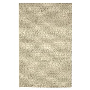 Viana Modern Handmade Chunky Wool Rug - 5-ft 3-in x 7-ft 6-in - Ivory