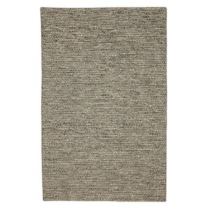 Viana Hand Made Reversible Wool Rug - 8-ft 3-in x 10-ft - Natural Brown