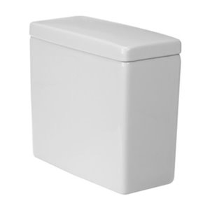 Duravit Starck 3 Toilet Tank - Ceramic - 1.28gpf w/left side flush lever - White