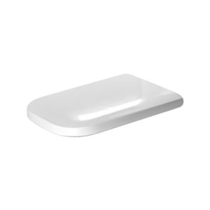 Siège de toilette Duravit Série Happy D.2, fermeture lente, blanc