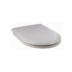 Siège de toilette Duravit série Various, fermeture lente, blanc