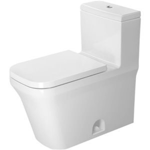 Toilette monopièce Duravit P3 Comforts, blanche, siège vendu séparément