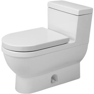 Duravit Starck 3 One-Piece Toilet - Seat Not Included - White