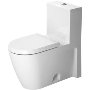 Duravit Starck 2 One-Piece Toilet - Seat Not Included - White