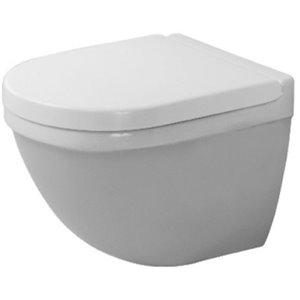 Toilette suspendue Duravit Starck 3, blanche, 14,75 po x 19,13 po
