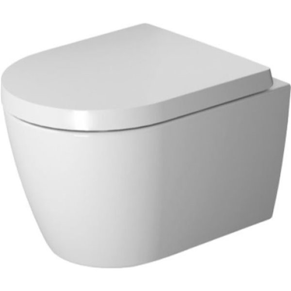 Duravit ME by Starck 14.63-in x 18.88-in White Wall-Mounted Toilet