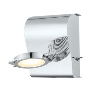 EGLO Orotelli LED Wall Light - Chrome Finish with Satin Glass