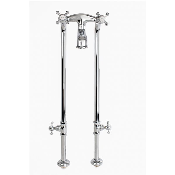 Cheviot 5138/3970XL-CH - Freestanding Tub Filler - 6-in - Polished Chrome