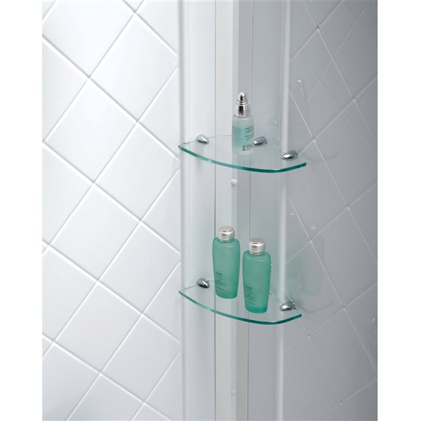DreamLine QWALL-5 Shower Base and Backwalls - 60-in