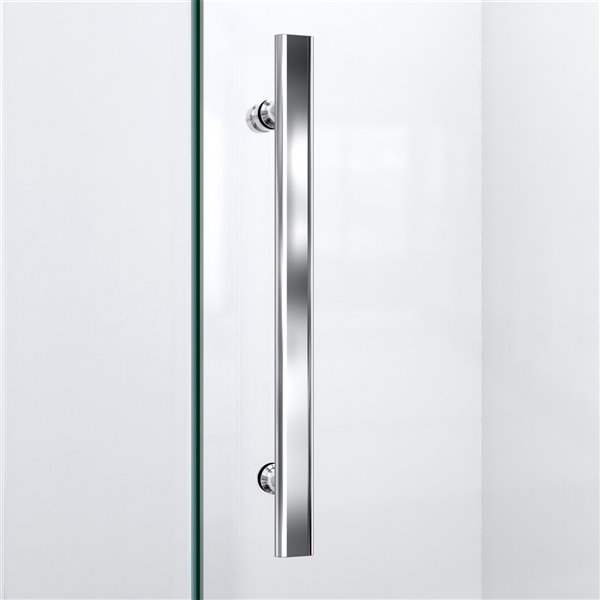 DreamLine Shower Enclosure and Base Kit - 42-in - Chrome