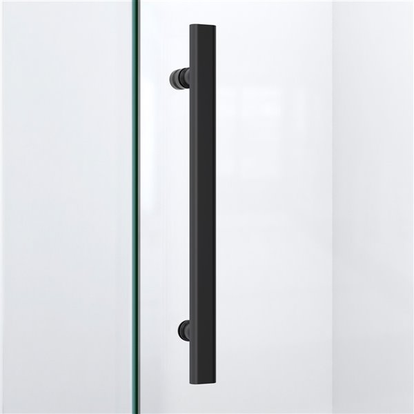 DreamLine Frameless Shower Enclosure Kit - 42-in - Black