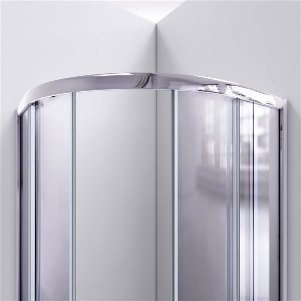 DreamLine Prime Shower Enclosure Kit - 36-in - Chrome