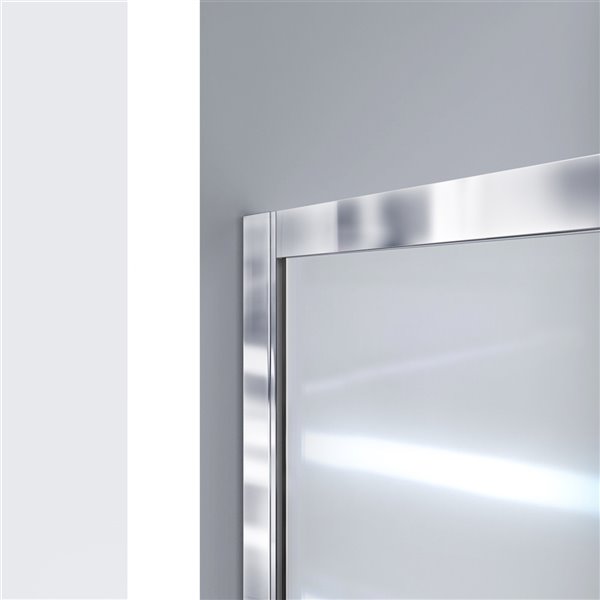 DreamLine InfinityZ Shower Door Kit 60in Chrome DL6116R01CL RONA