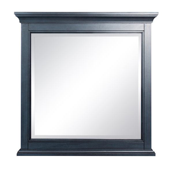 Miroir Brantley de Foremost, 32 po x 32 po, bleu