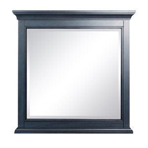 Miroir Brantley de Foremost, 32 po x 32 po, bleu