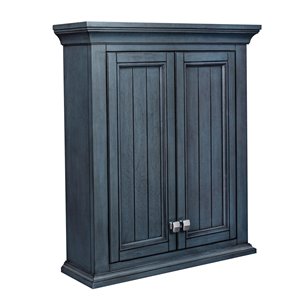 Foremost Brantley Wall Cabinet - 28-in x 24-in - Harbor Blue
