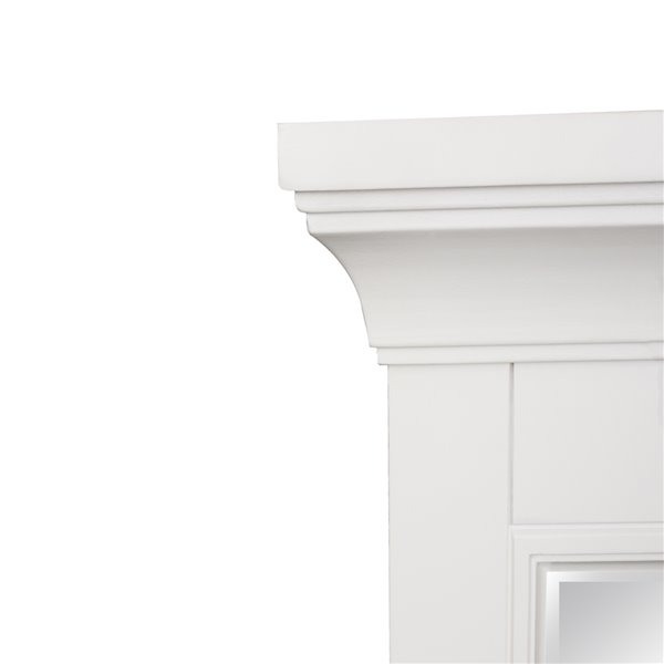 Foremost Brantley Mirror - 32-in x 26-in - White