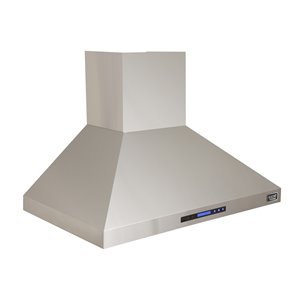 Hotte de cuisine murale à conduit Professional de KUCHT, 48 po, 900 pcm