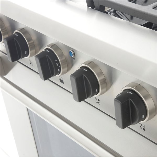 KUCHT Professional 30in Dual Fuel Range for Natural Gas 4 burners