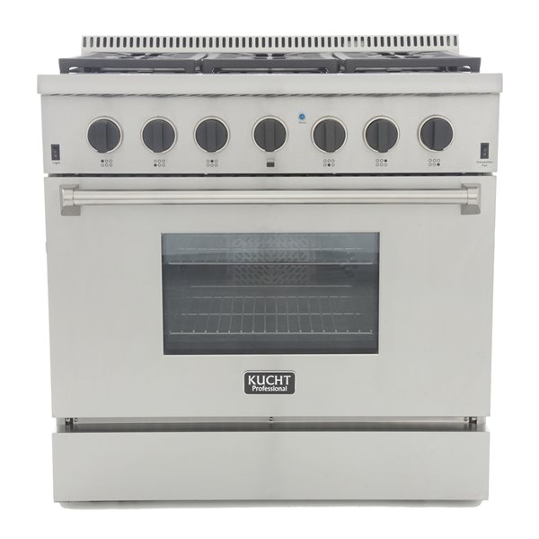KUCHT Professional 36in 5.2 cu. ft. Dual Fuel Range for Propane Gas