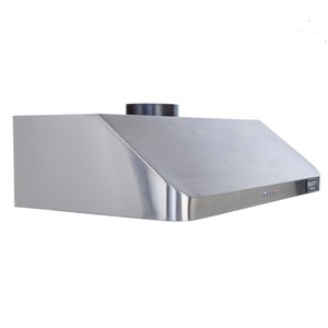 Hotte de cuisine sous cabinet KUCHT de 36 po 900 CFM en acier inoxydable