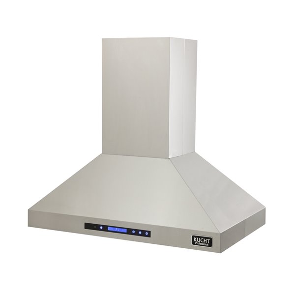 KUCHT 36-in Professional 900CFM Ducted Island Range Hood