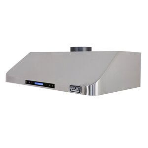 Hotte de cuisine sous cabinet KUCHT de 30 po 900 CFM en acier inoxydable