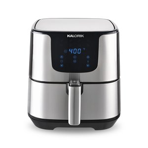 Friteuse digitale à air chaud Kalorik, 3,3 l, acier inoxydable
