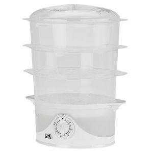 Kalorik 9 Qt 3-Tier Food Steamer - White