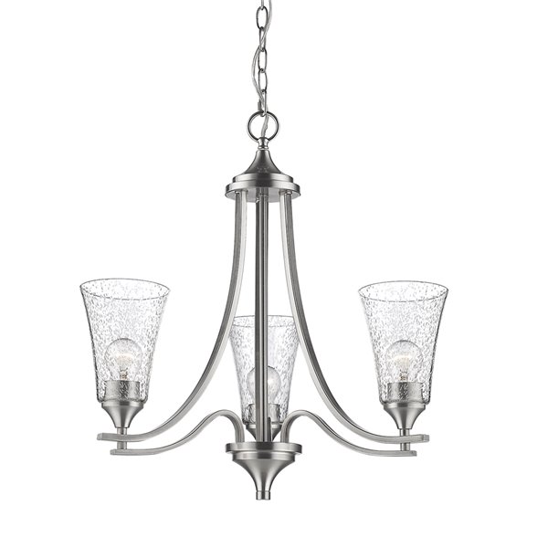 Millennium Lighting Natalie Chandelier - Satin Nickel