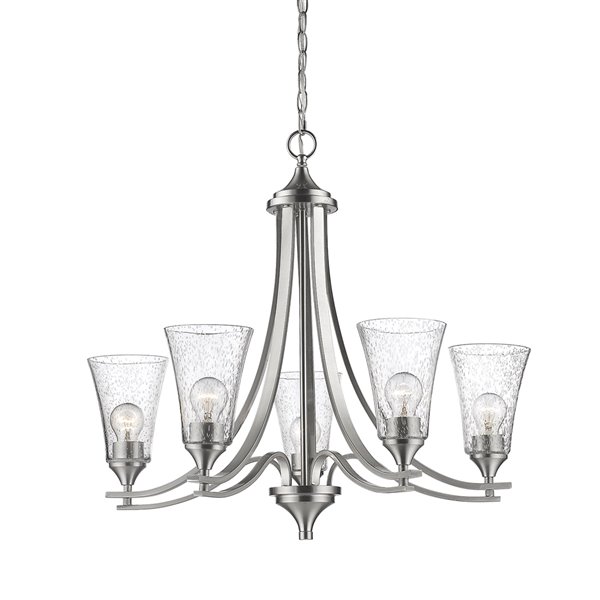 Millennium Lighting Natalie Chandelier - Satin Nickel