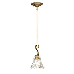 Millennium Lighting 1 Light Chatsworth Mini-Pendant - Antique Gold