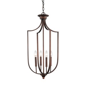 Millennium Lighting 4 Light Pendant - Oil-Rubbed Bronze