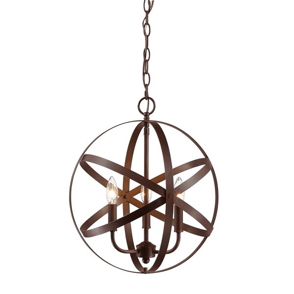 Millennium Lighting 3 Light Pendant- Oil-Rubbed Bronze