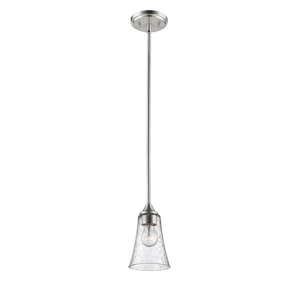 Millennium Lighting 1 Light Natalie Mini-Pendant - Satin Nickel