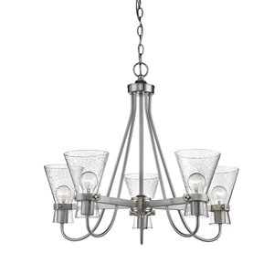 Millennium Lighting Layton Chandelier - Brushed Nickel