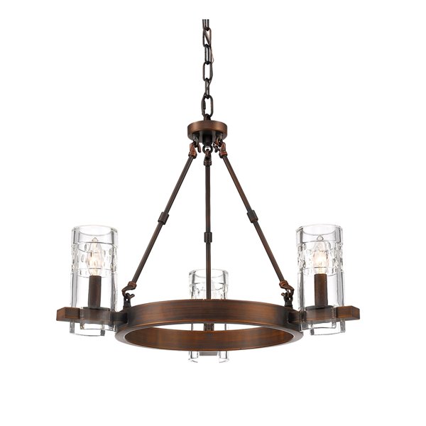 Millennium Lighting Tulsa Chandelier Rubbed Bronze 803RBZ RONA