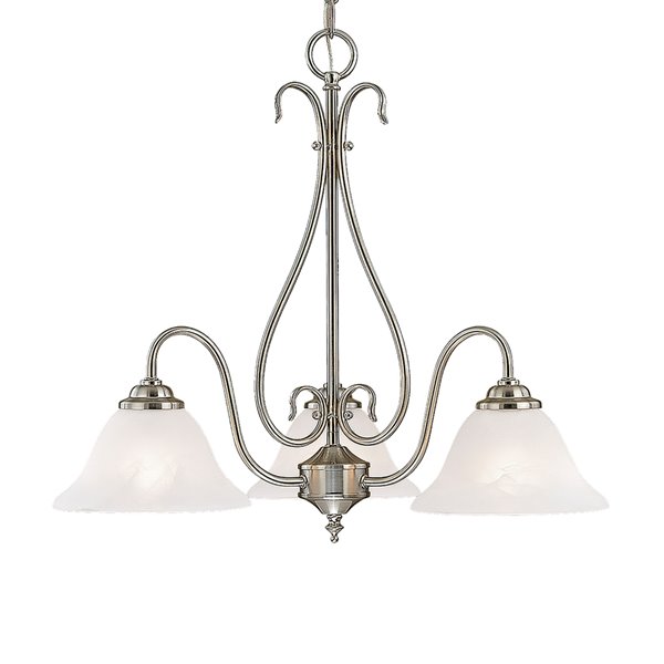 Millennium Lighting Breakfast nook Satin Nickel Chandelier