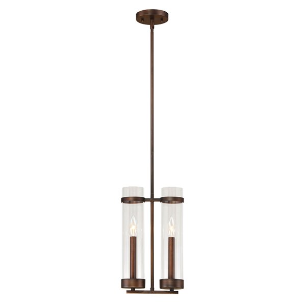 Millennium Lighting 2 Light Milan Mini-Pendant - Oil-Rubed Bronze