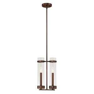 Millennium Lighting 2 Light Milan Mini-Pendant - Oil-Rubed Bronze