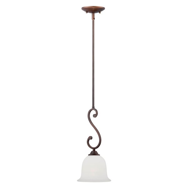 Millennium Lighting 1 Light Courtney Lakes Mini-Pendant - Oil-Rubbed Bronze