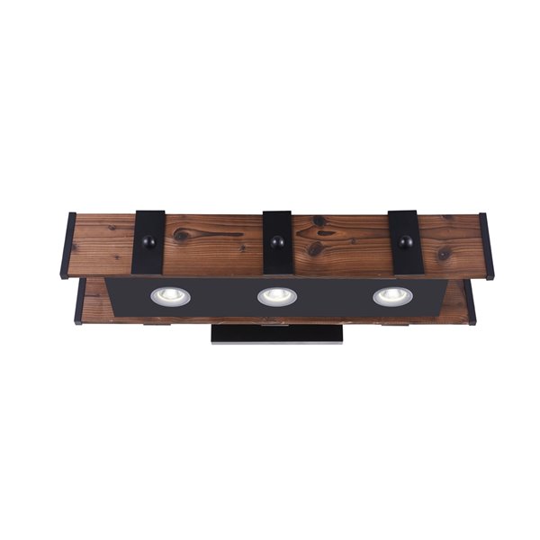 CWI Lighting Pago LED Vanity Light - Black finish